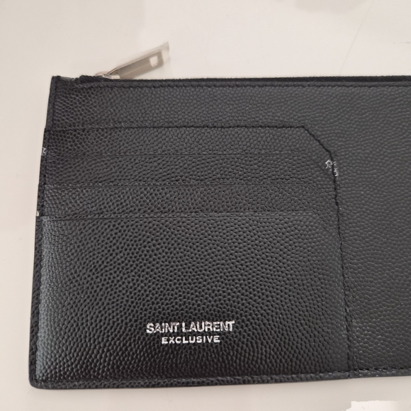 ​Authentic YSL Saint Laurent VIP Gift Exclusive Zippered Pouch / Card Holder - Picture 3 of 12